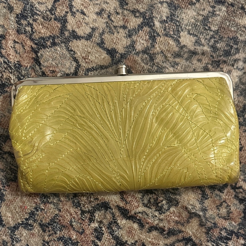 HOBO Chartreuse Green Clutch wallet